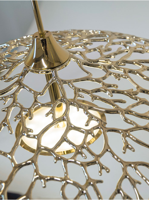 Sonno hanglamp 5-L 35W 3000K goud Triac dimbaar