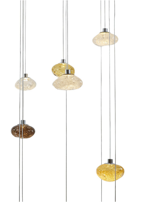 Soffio hanglamp 12-lichts 45W 3000K l:80cm dimbaar