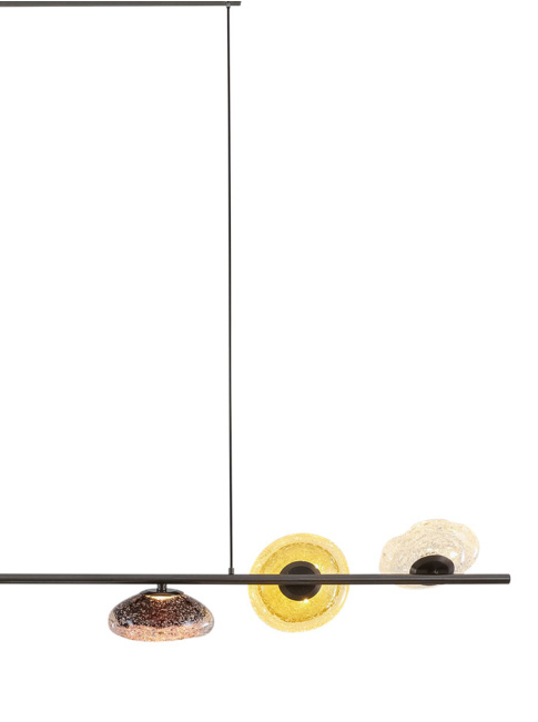 Soffio 6-light hanging lamp 21W 3000K l: 135 cm 