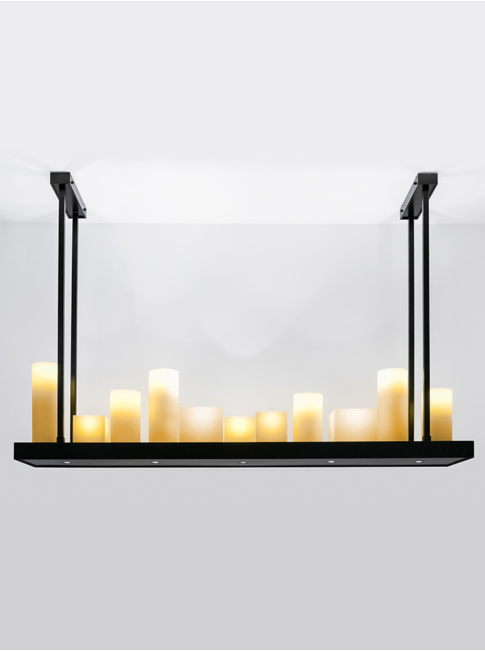 KAARS PLATEAU hanglamp 12-lichts + 5 spots - Hanglampen
