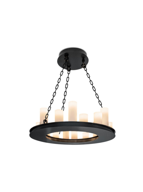 Candle plateau pendant lamp round 16 lights