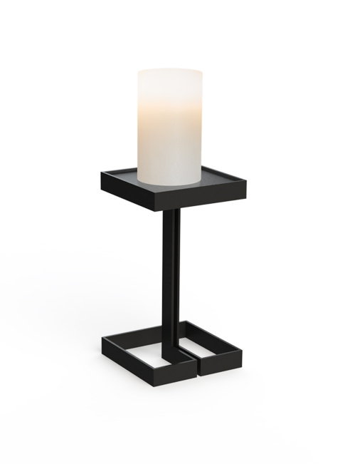 Candle plateau table lamp 1-light