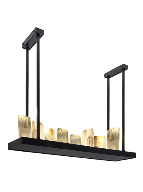 CRYSTAL STONE PLATEAU hanglamp 8-lichts