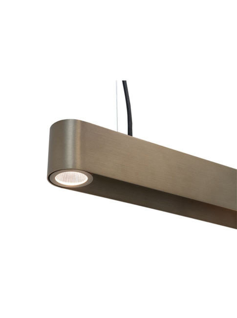 ASTOR STRAIGHT hanglamp L:1200mm 4x 6W brons Designed By Brands-Concept - Hanglampen