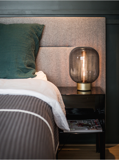 Rivington Glass tafellamp messing ontworpen door Brands-Concept - Tafellampen