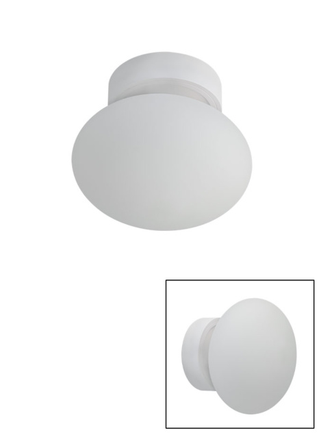 PARADISO CEILING/WALL LAMP G9 white with grandpa