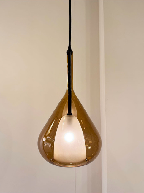 Ionia hanglamp 1-l G9 zwart, glas e