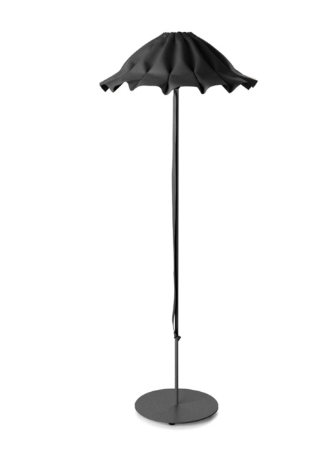 Lude M black floor lamp designed by Piet Boon