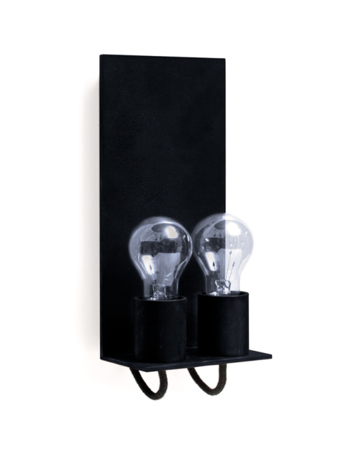 Trijnie black wall lamp designed by Piet Boon