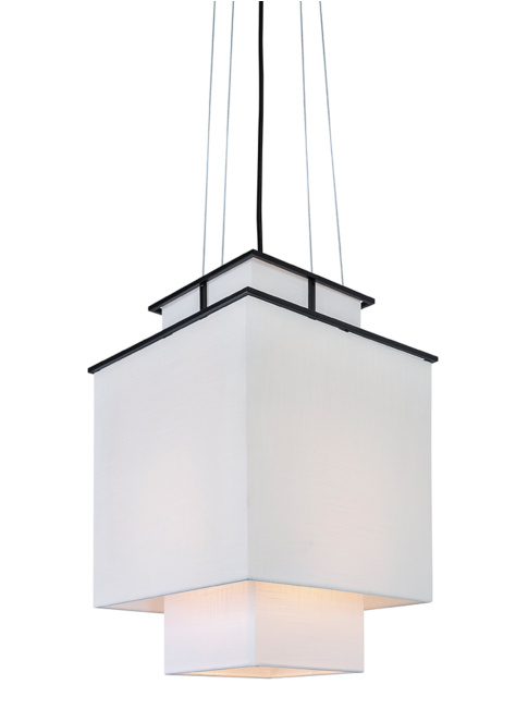 Go with the flow 1-light black hanging lamp designed by Jan Des Bouvrie