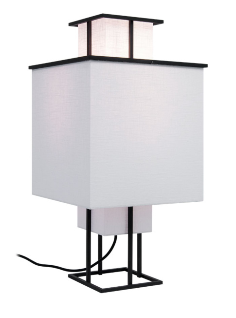 GO WITH THE FLOW 1-light black table lamp Designed By Jan Des Bouvrie