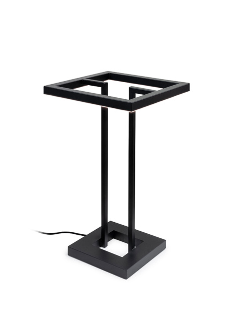 Framelight black table lamp designed by Jan Des Bouvrie