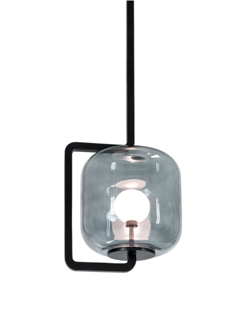 Bubble hanglamp zwart ontworpen door Mariska Jagt