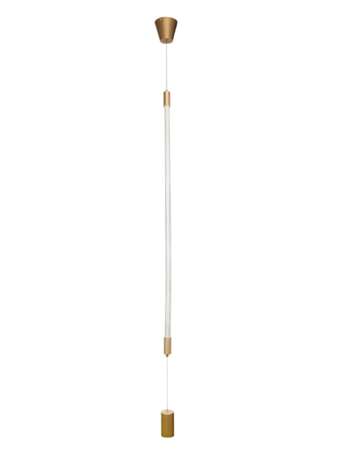 ROPE vertikale hanglamp 14W 2700K goud - Hanglampen