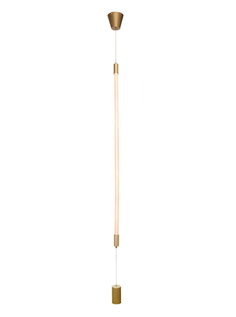ROPE vertikale hanglamp 14W 2700K goud - Hanglampen