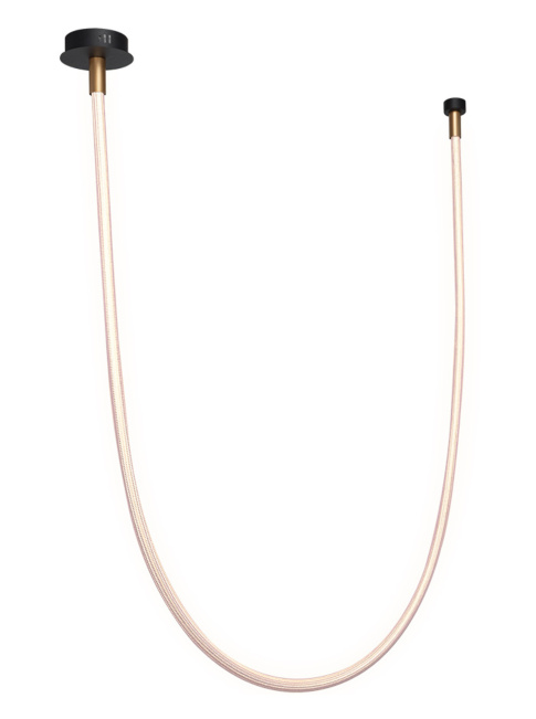ROPE hanglamp 33W 2700K zwart/goud - Hanglampen