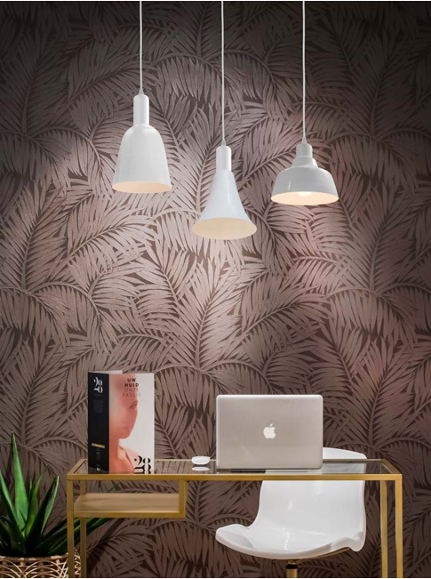 Glow white hanging lamp designed by VT wonen