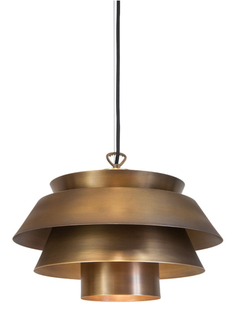 VOID hanglamp brons ontworpen door Peter Kos