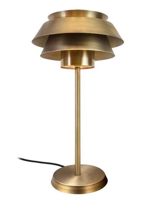 VOID bronze table lamp designed by Peter Kos