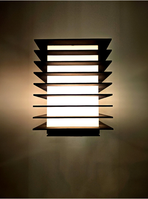 Stack wandlamp ontworpen door Piet Boon - Wandlampen