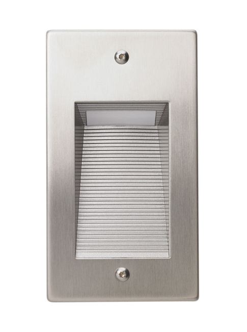 Stretto LED vertical front stainless steel