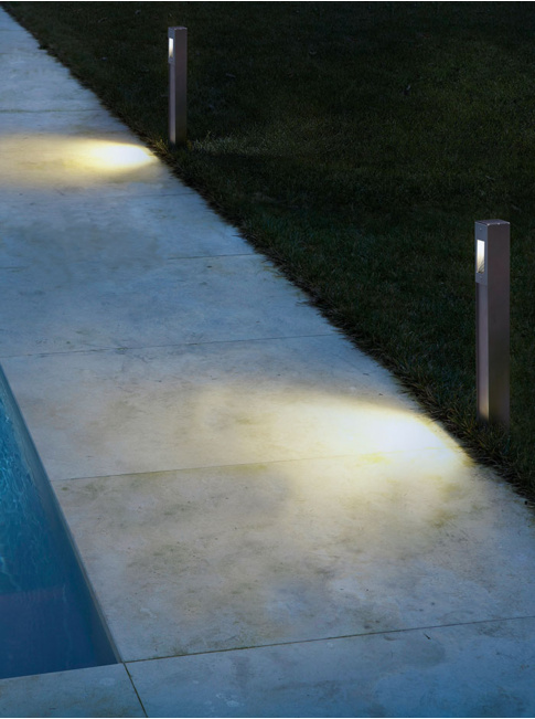 Stretto LED pole 230V light grey