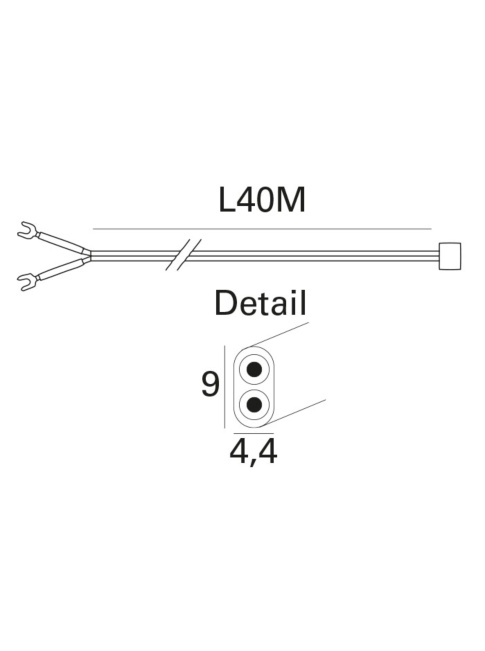 FLATCABLE 40m - Kabels