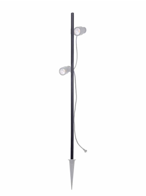 Vibe pole 80 cm including clips for 2 black fixtures