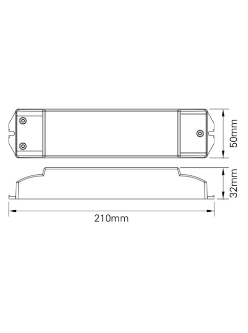 Driver dali 24VDC 50W excl. connector