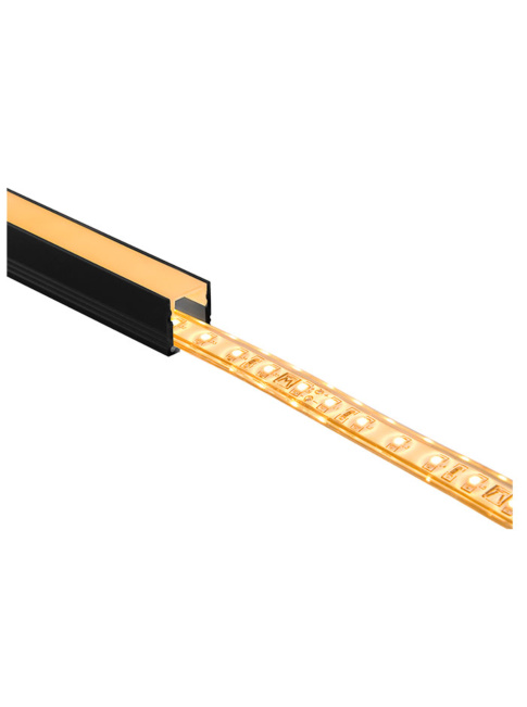 Ned-LED profiel 3 meter zwart