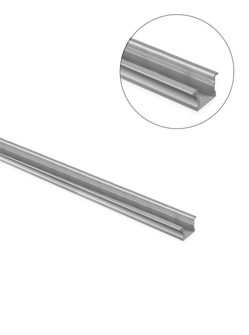 Wing inbouw profiel 2 meter aluminium