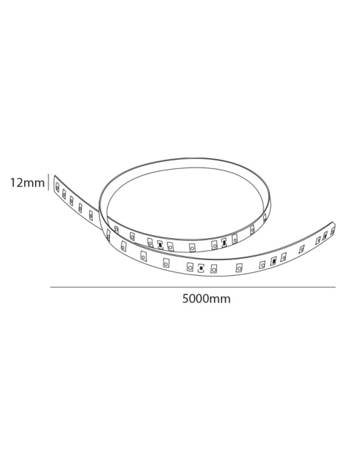 Ultra LED 24V 130W 2700K 240LEDs per meter