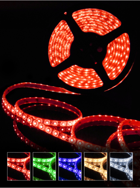 Mix LED 24V 96W rgb+tunable white IP67 60LEDs per meter