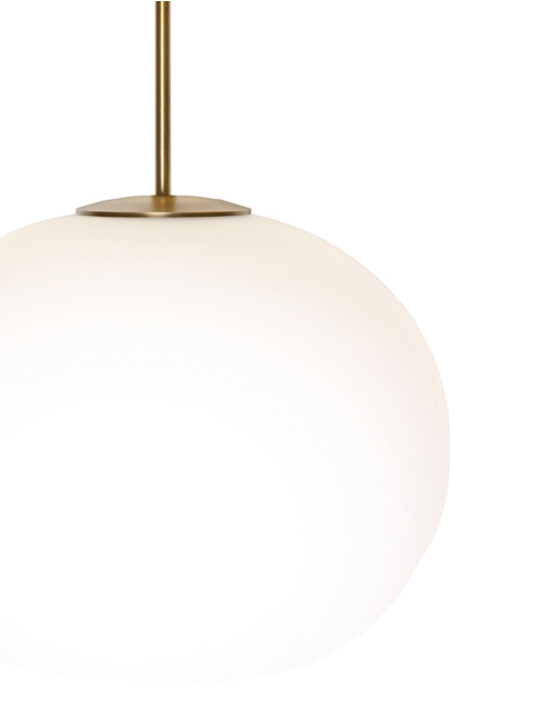 Opali E27 brass hanging lamp
