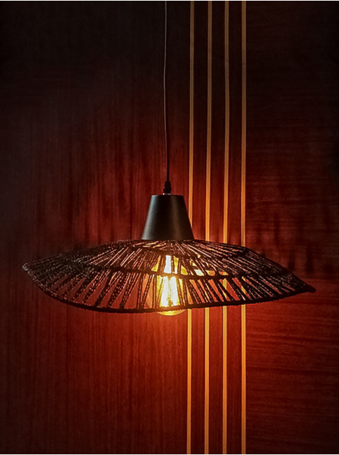 ANGELO hanglamp d:50cm zwart - Hanglampen