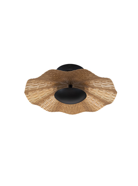 Shield wall lamp black/gold