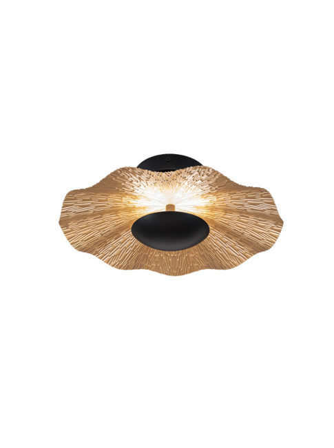Shield wall lamp black/gold