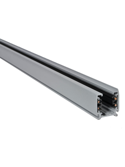 Railset 3-fase 2x 1m grijs
