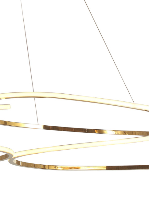 Inside hanging lamp 74W brass