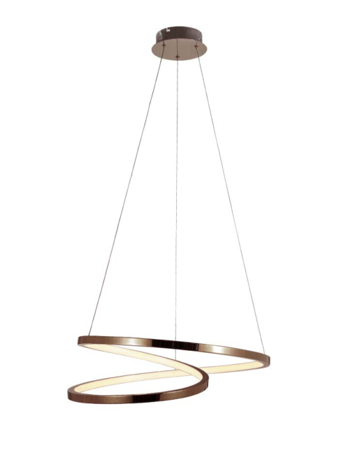 TICINO hanging lamp 28W brass