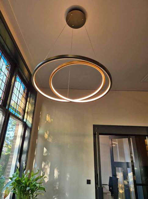 Ticino hanging lamp 28W bronze