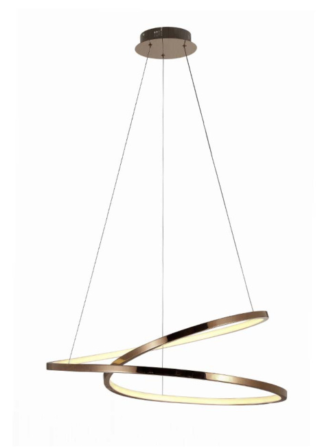 Ticino hanging lamp 40W bronze