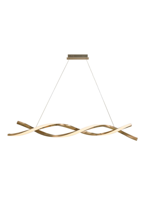 DOUBLE PROFILE hanging lamp 63W brass