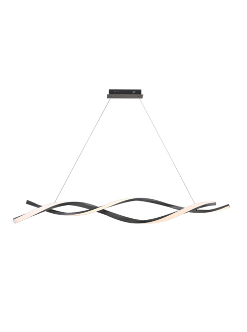 DOUBLE PROFILE hanging lamp 63W graphite - Hanglampen