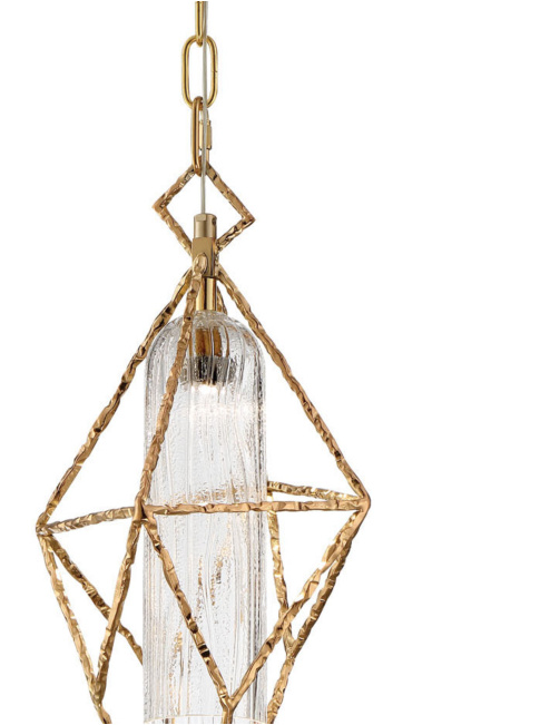 ICICLE hanglamp S E27 1-lichts goud - Hanglampen