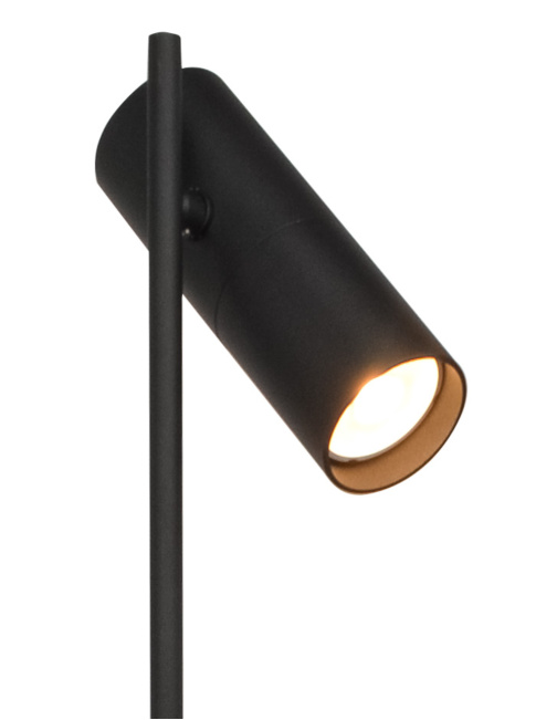 KOS vloerlamp 2-lichts GU10 zwart - Vloerlampen