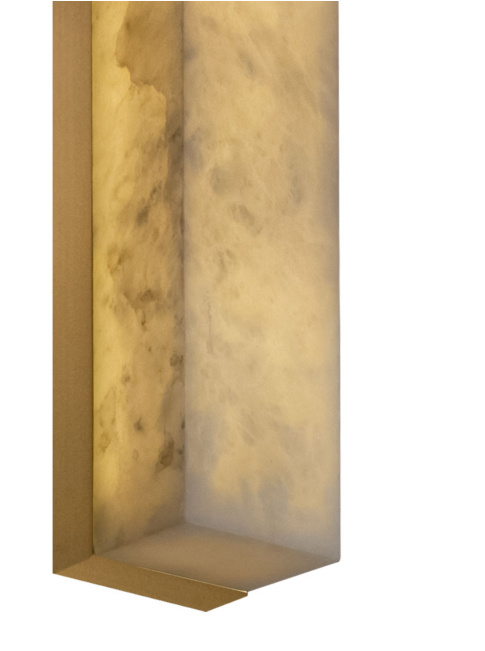 BELLUNO wandlamp 12W 3000K koper niet dimbaar - Wandlampen