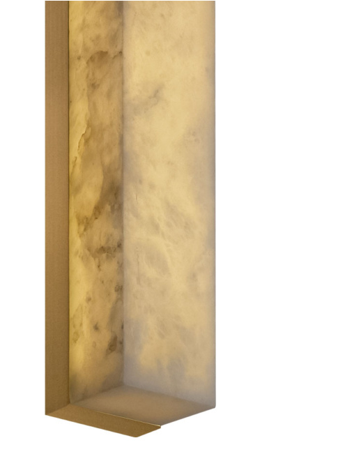 BELLUNO wandlamp 18W 3000K koper niet dimbaar - Wandlampen