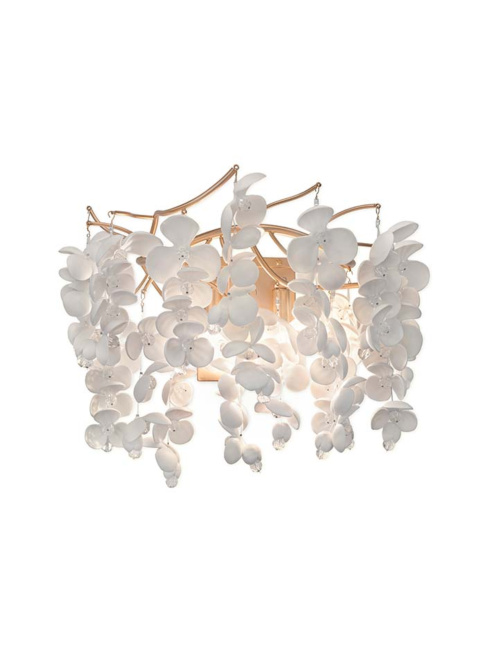 Positano wandlamp 3x G9 champagne goud