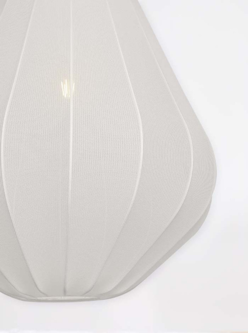 Zen hanglamp E27 d:44cm h:49cm wit